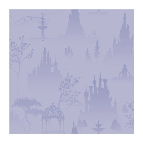 Disney Kids Dk5984 Scenic Princess Toile Wallpaper Purple
