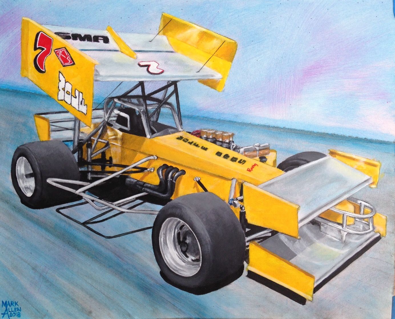 Isma Supermodified X Acrylic On S Motorsport Art
