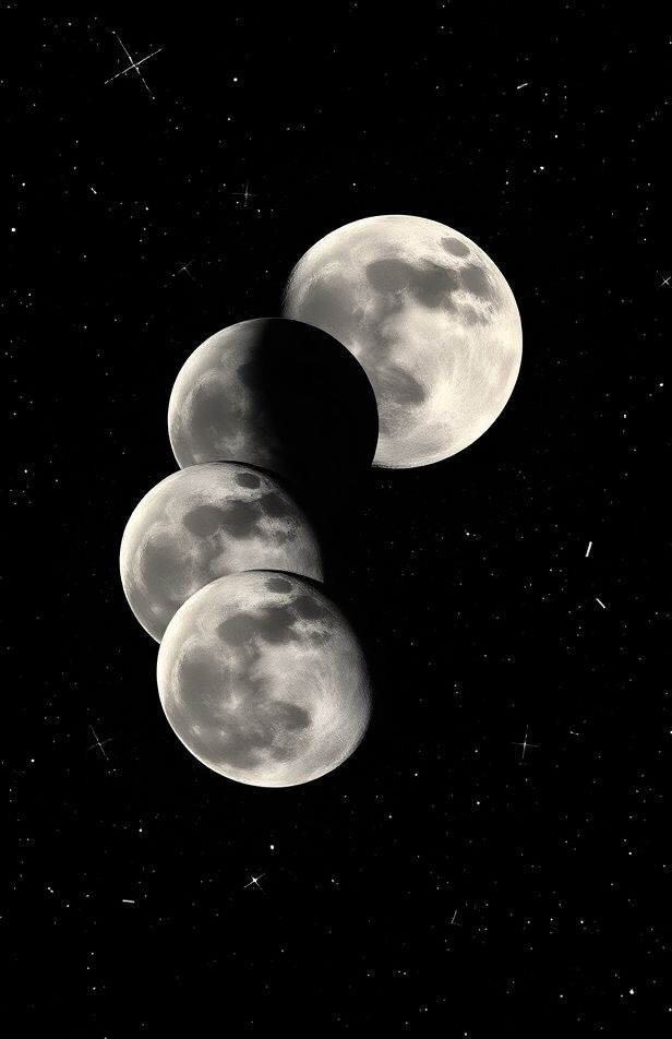 Phases Of The Moon Wallpaper