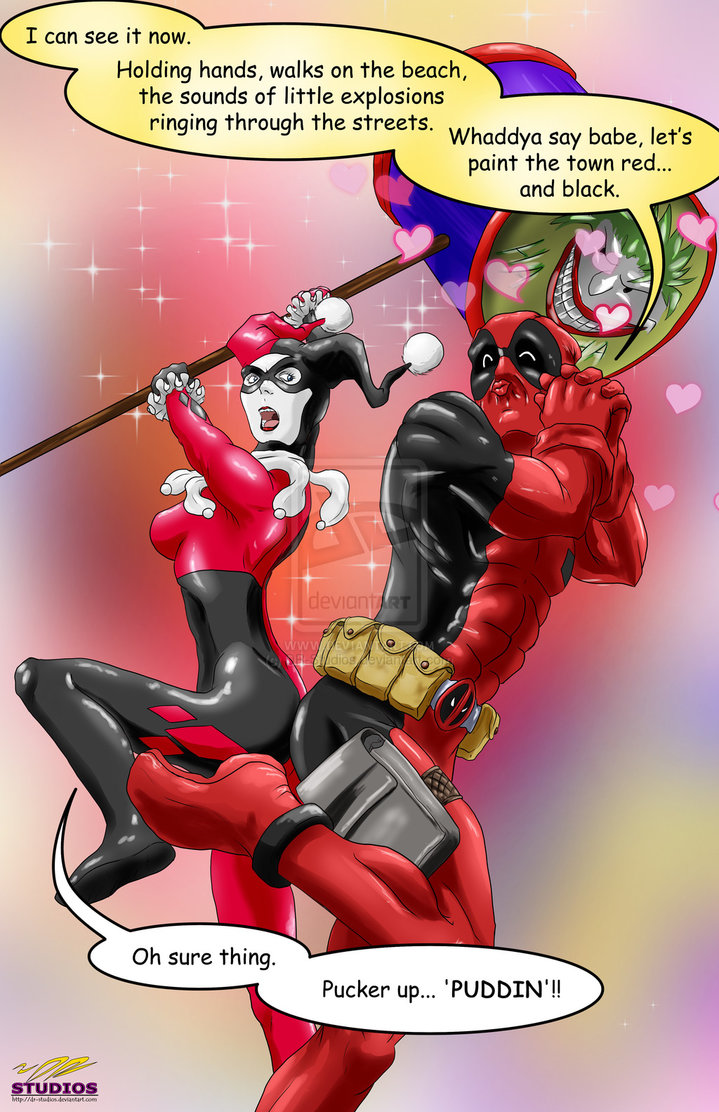 Harley Quinn And Deadpool By Dr Studios