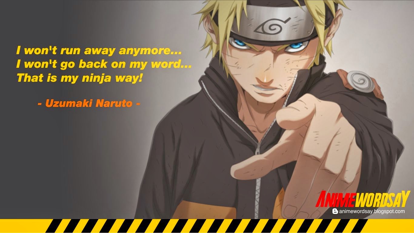 Anime Quotes Naruto Master trick