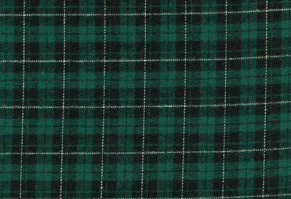 Plaid Flannel Fabric Green Product