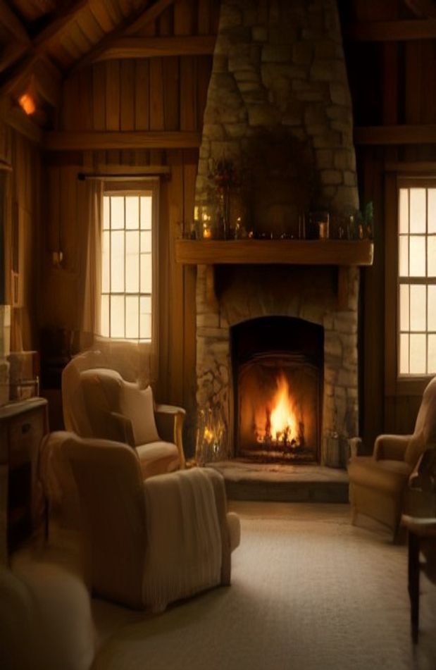 Live Fireplace Wallpaper