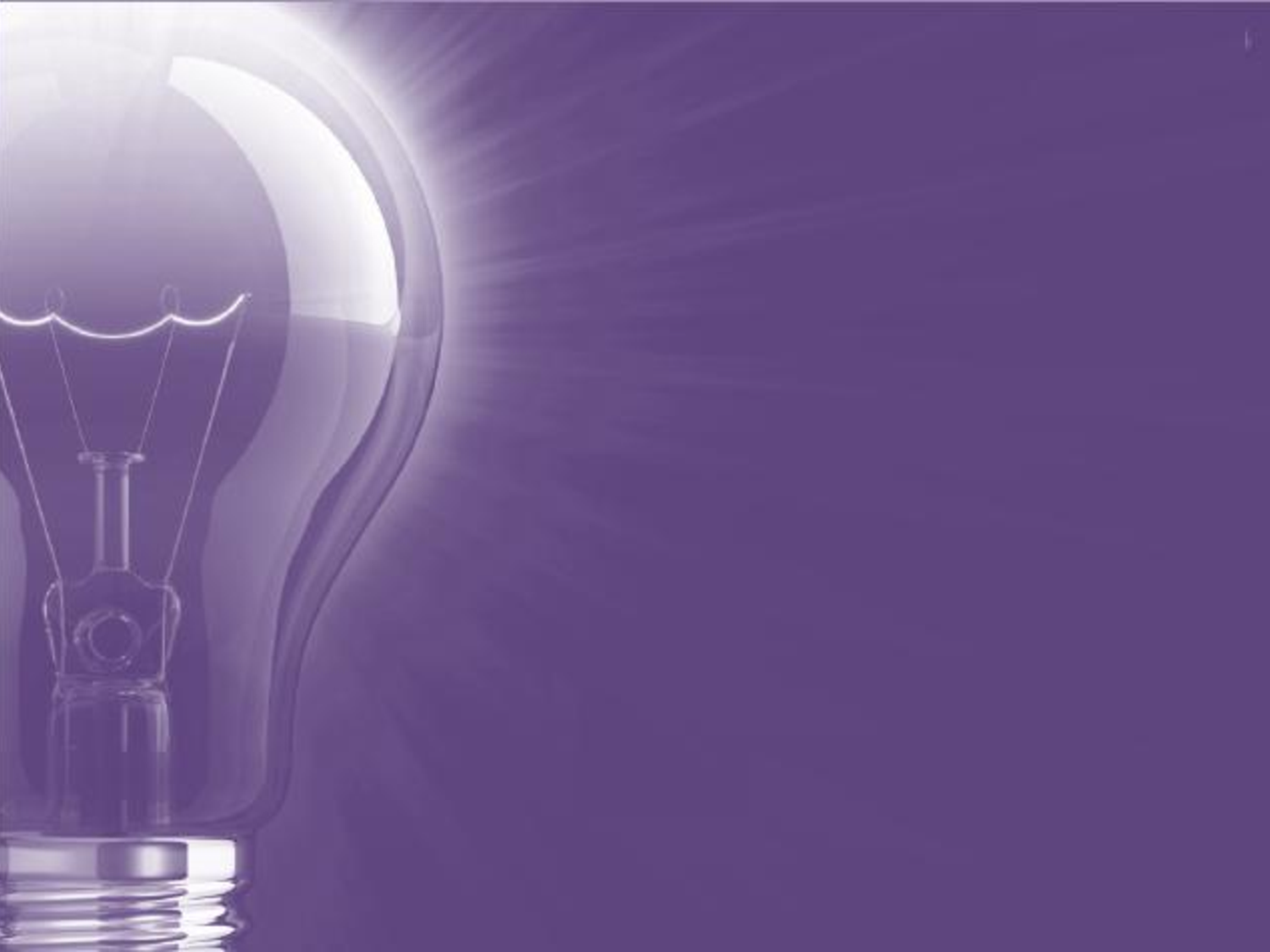 Powerpoint Background Lightbulb Purple By Misspowerpoint