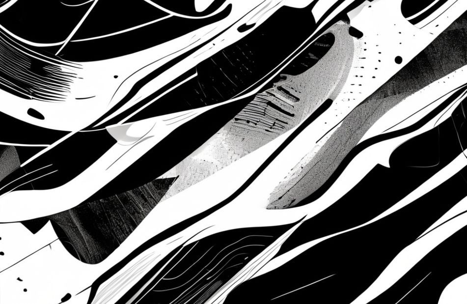 Black And White Abstract Wallpaper