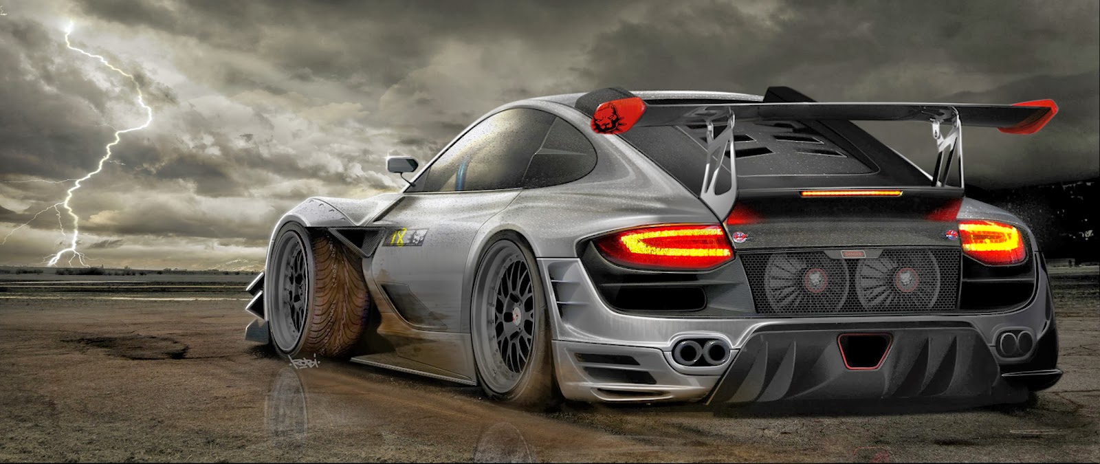 Porsche Escape Night And Lighting Wallpaper Cars HD
