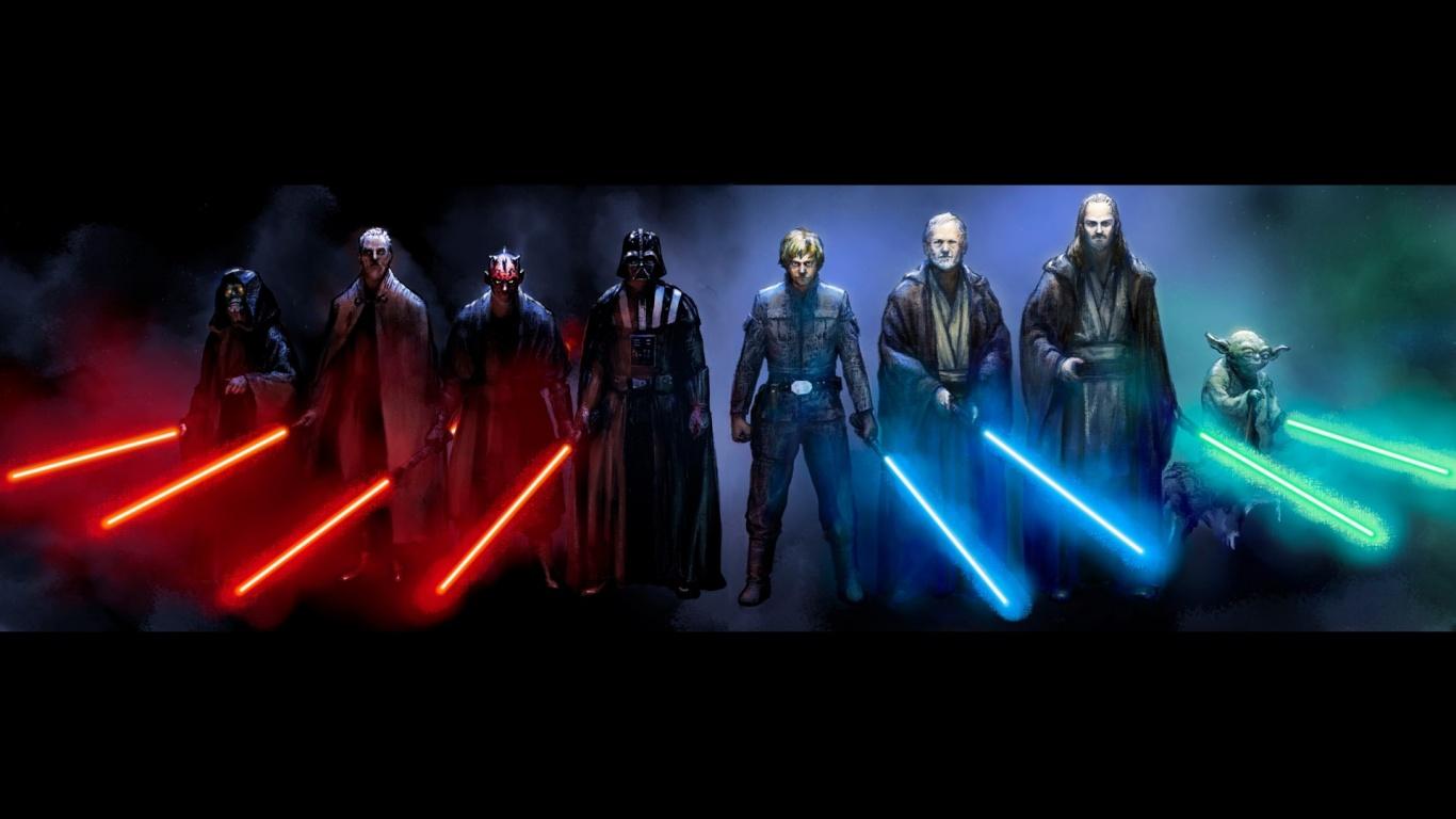 Star Wars Sith And Jedi High Definition Wallpaper