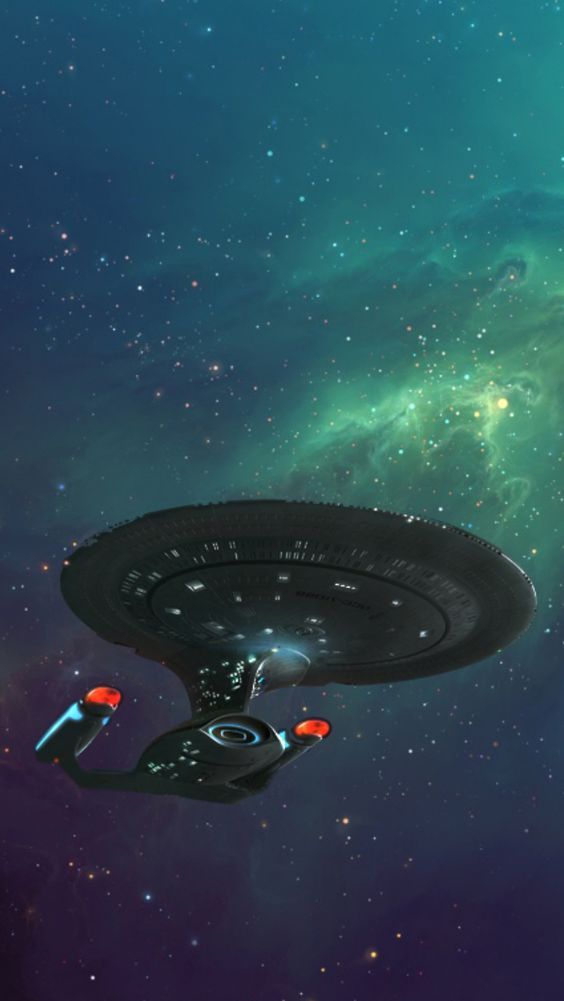 Enterprise D Mobile Background Star Trek Starships