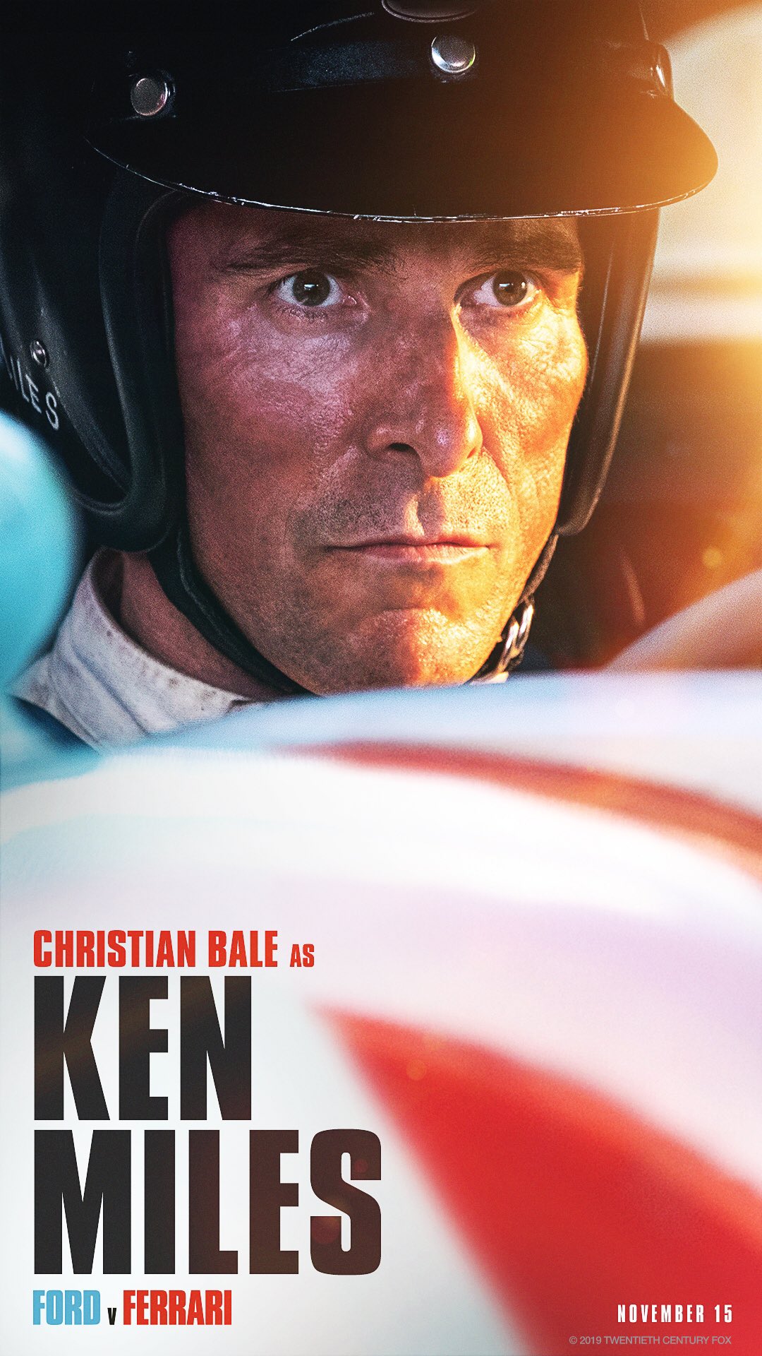 Christian Bale As Ken Miles In Ford V Ferrari Looks Hauntingly