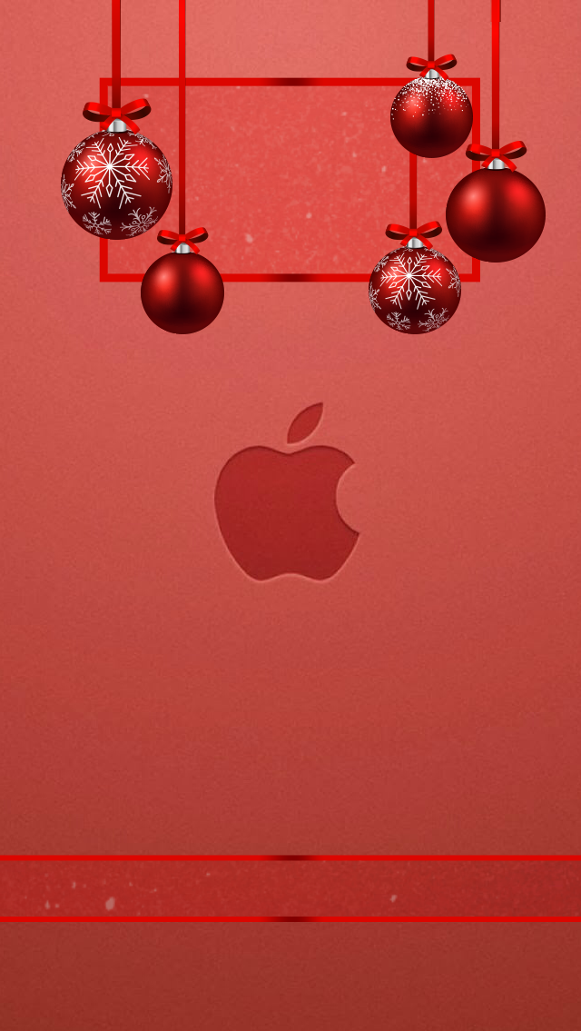Wallpaper Apple Logos iPhone Christmas Logo