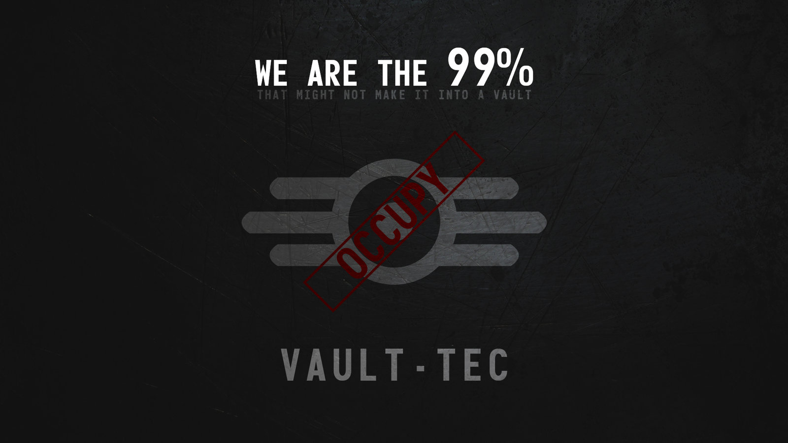 Vault Tec Logo Occupy Wallpaper