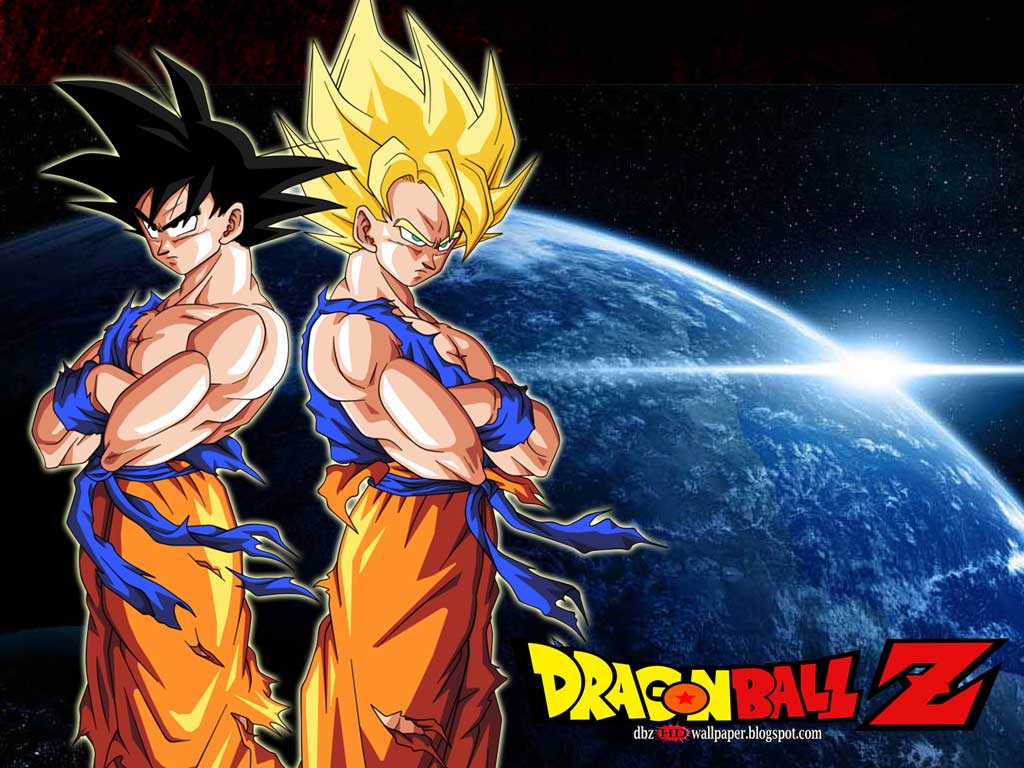Goku Normal Mode And Super Saiyan All About Dragon Ball Wallpaper