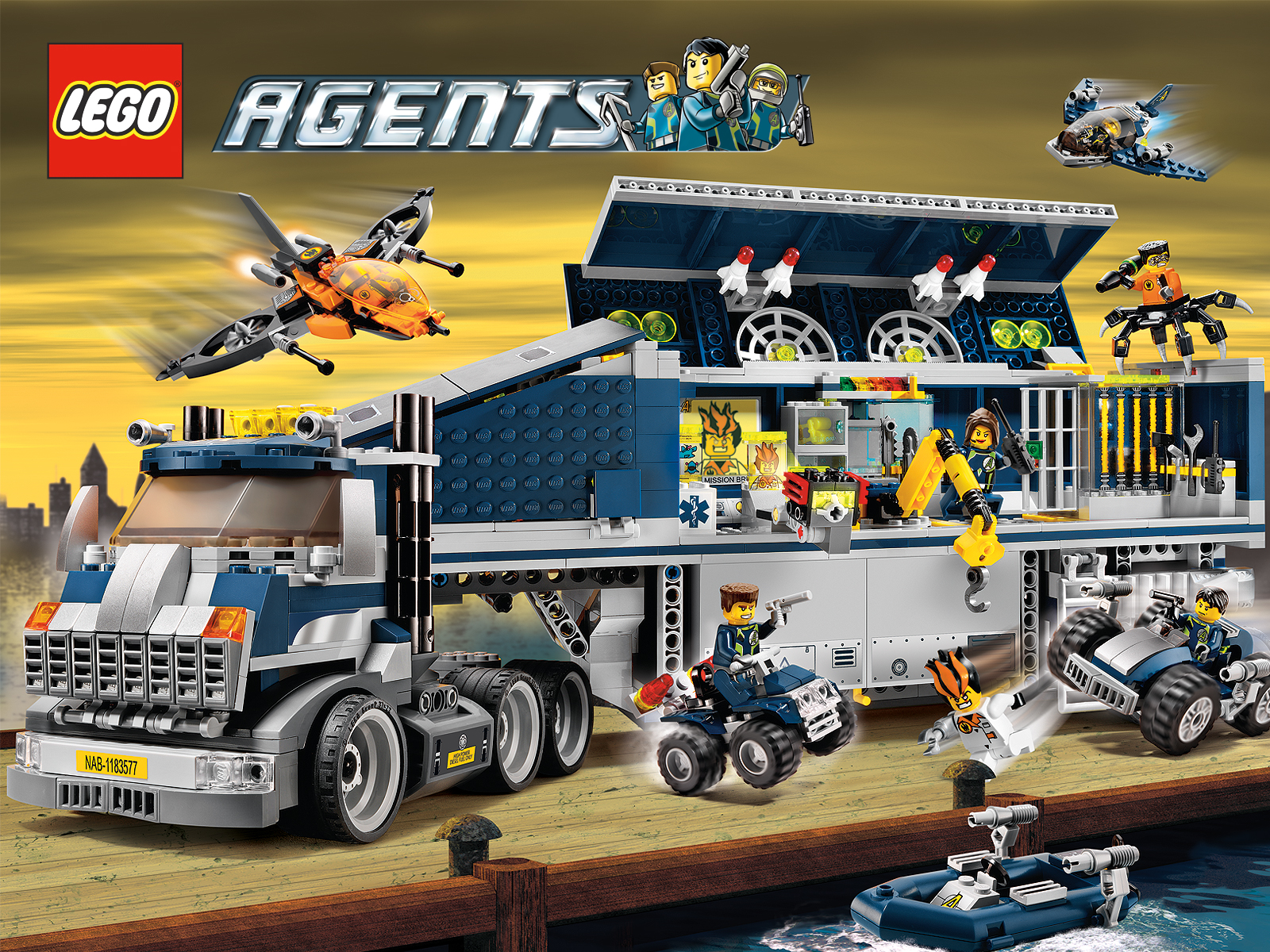Lego Agents Desktop Wallpapers for HD Widescreen and Mobile 1600x1200