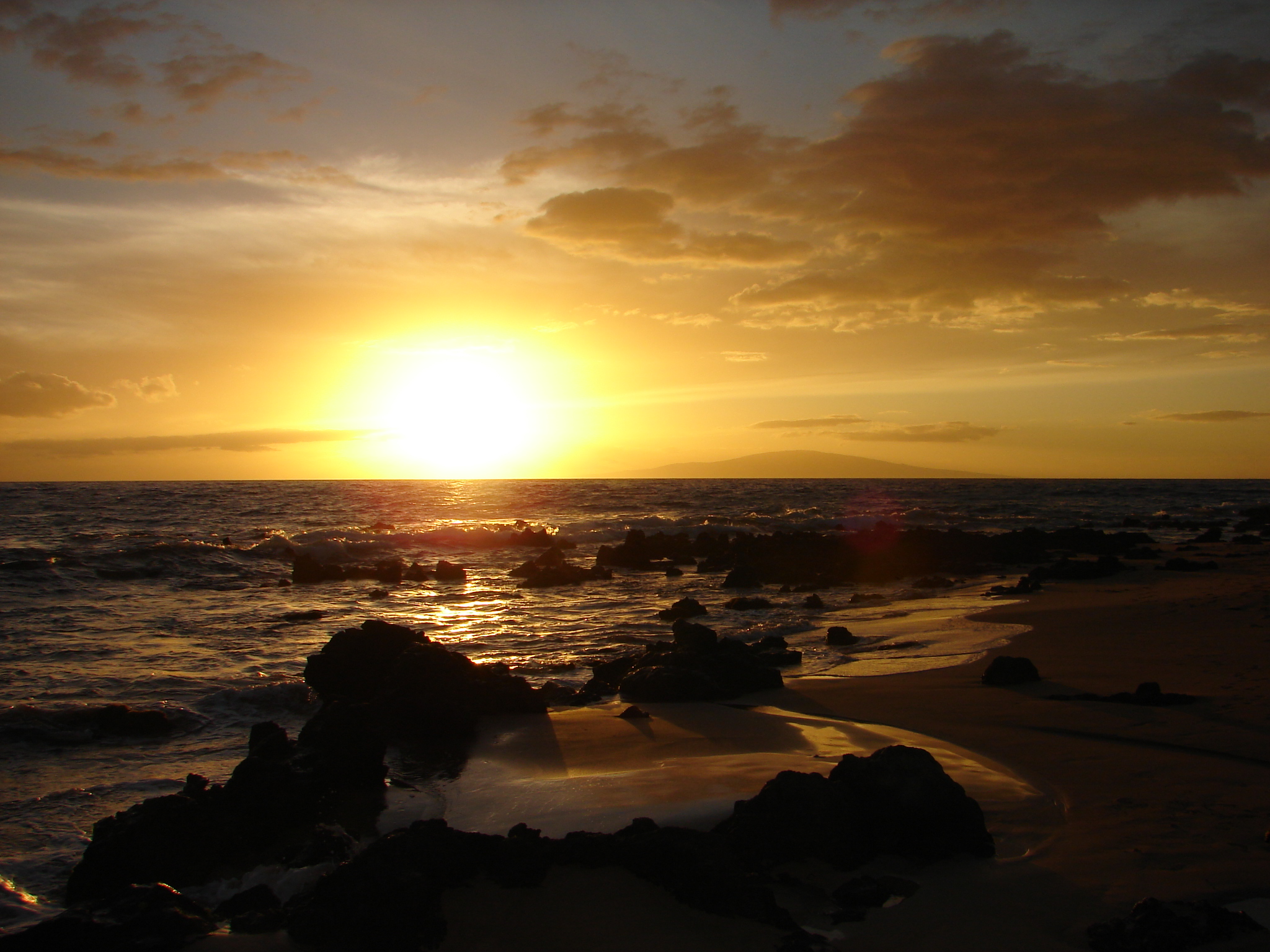 Maui Sunset Beach Ii Desktop And Mobile Wallpaper Wallippo
