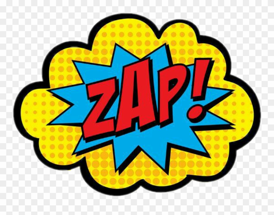 Zap Exclamation Exclama O Sound Som Soundbubble Superhero