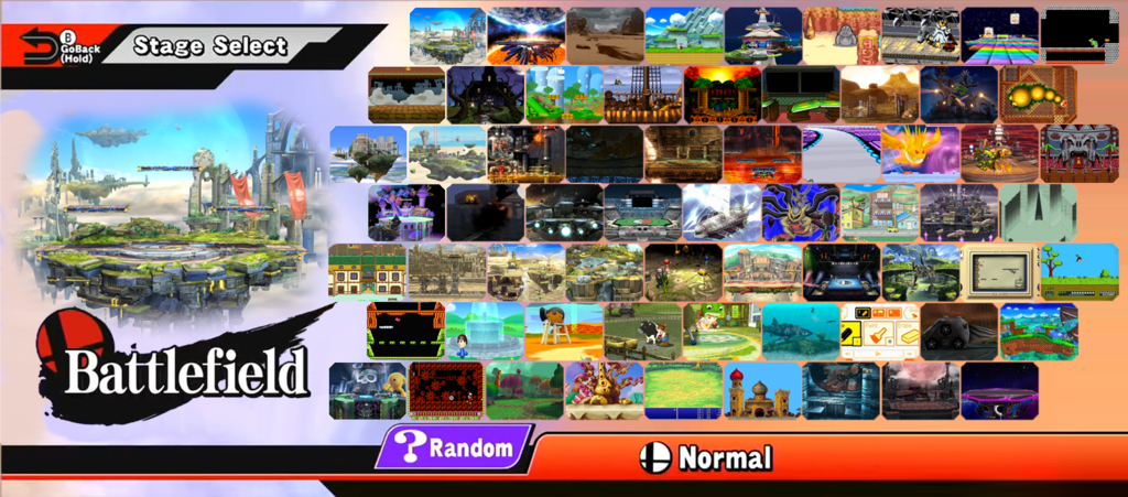 Super Smash Bros Custom Stage Select Roster By Superyaridovich999