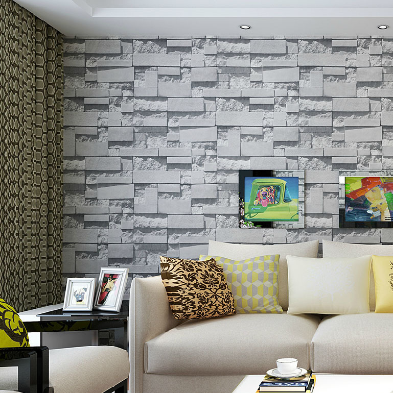 Orange Brick Horizontal Removable Wallpaper | Walls By Me