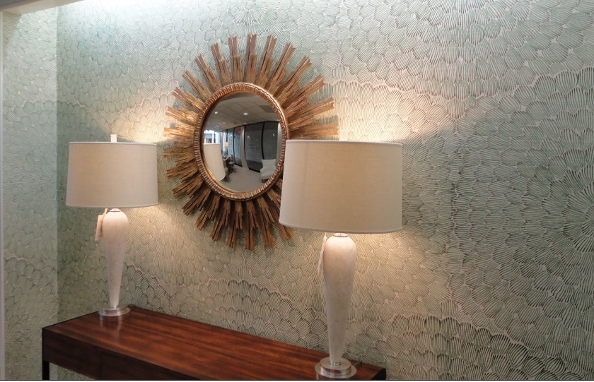 Feather Bloom Wallcovering Schumacher
