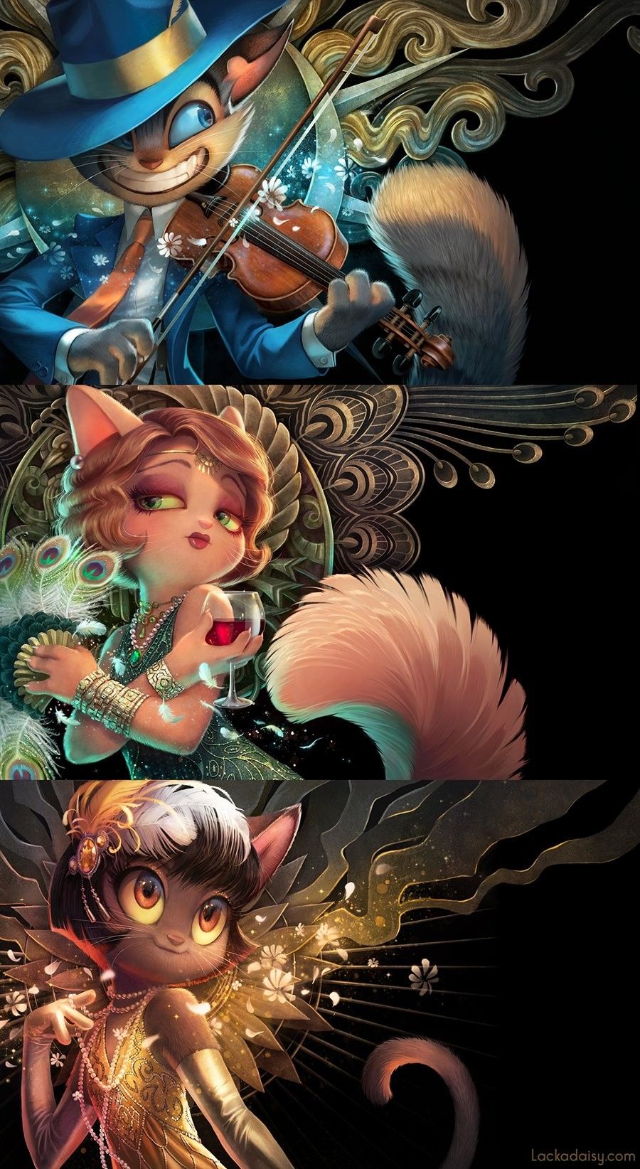 Lackadaisy Ornamental By Tracyjb Artofit Wallpaper