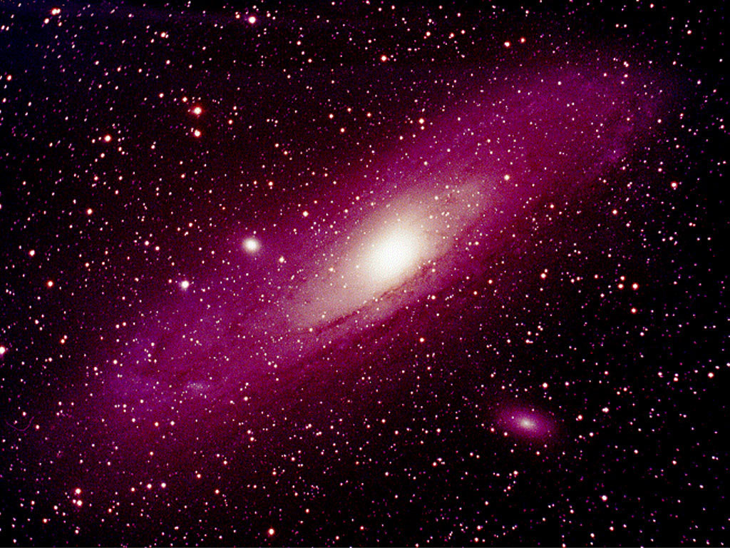 Spiral Andromeda Galaxy Wallpaper