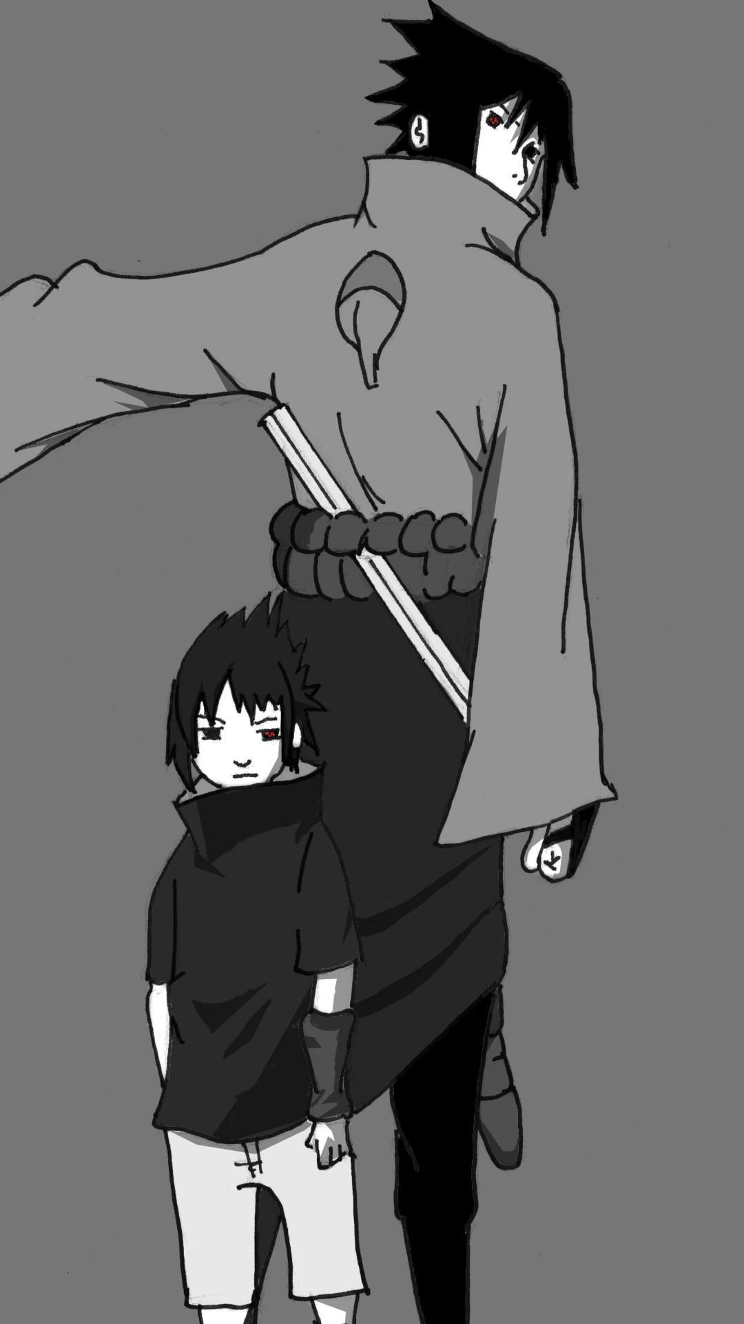 Anime Naruto Sasuke Uchiha Phone HD Wallpaper