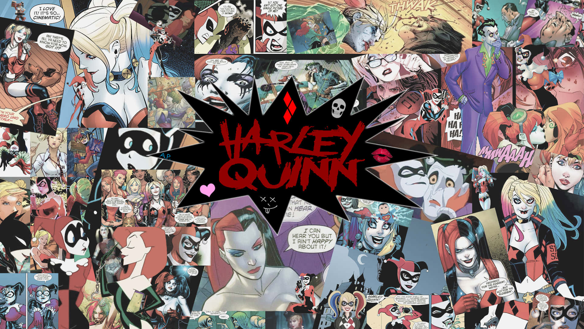Cartoon Collage Wallpaper