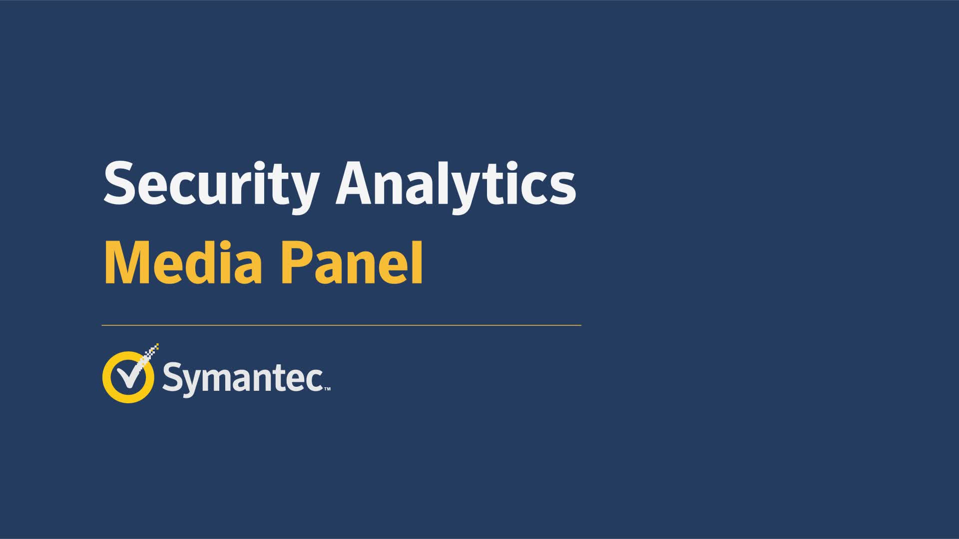 Security Analytics Key Features Symantec