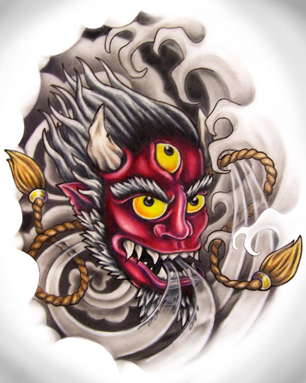 Oni Mask By Zombilly