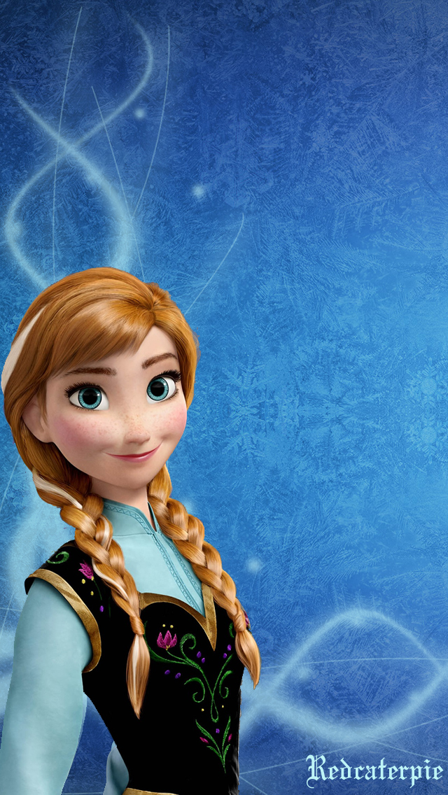 Frozen Anna iPhone Wallpaper by Redcaterpie 640x1136