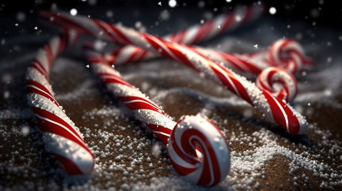 Candy Canes Cane Wallpaper Kryolan