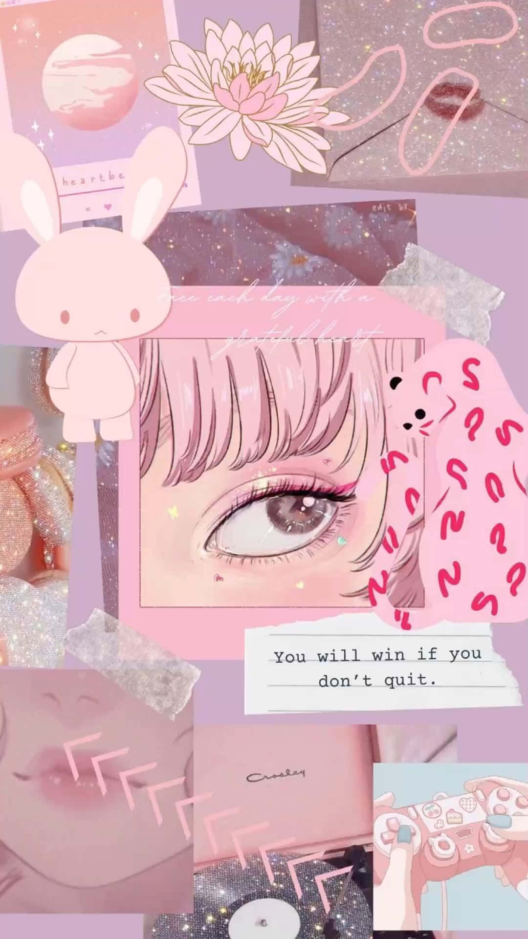 Pink Anime Aesthetic Wallpaper