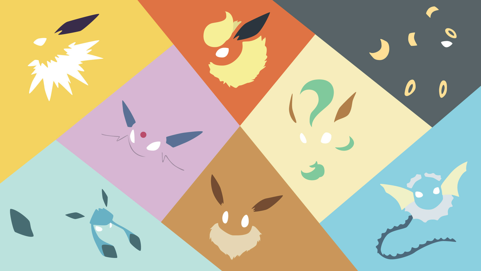 Eevee Evolutions Wallpaper