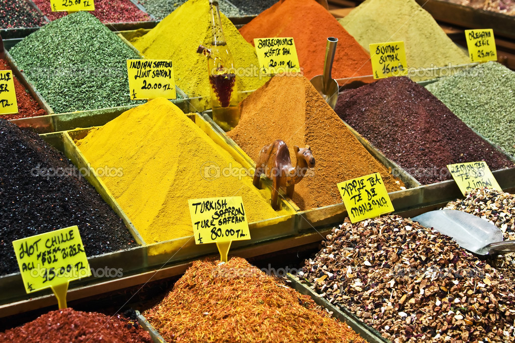 Spice Market Wallpaper Colorful Spices