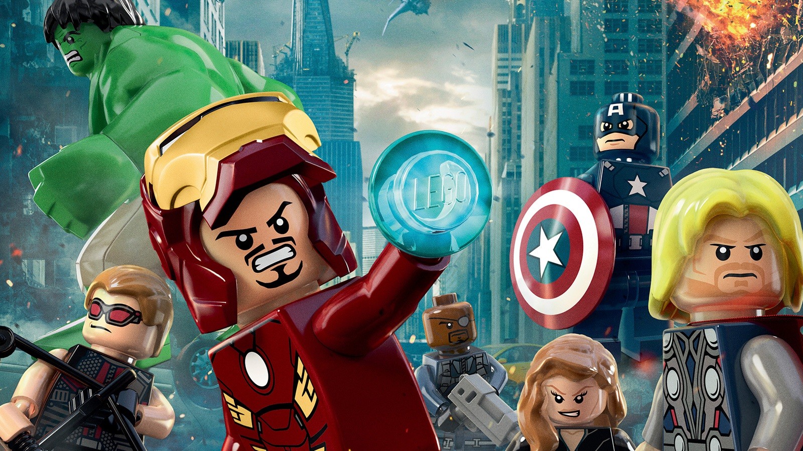 Avengers Lego Funny Desktop Wallpaper