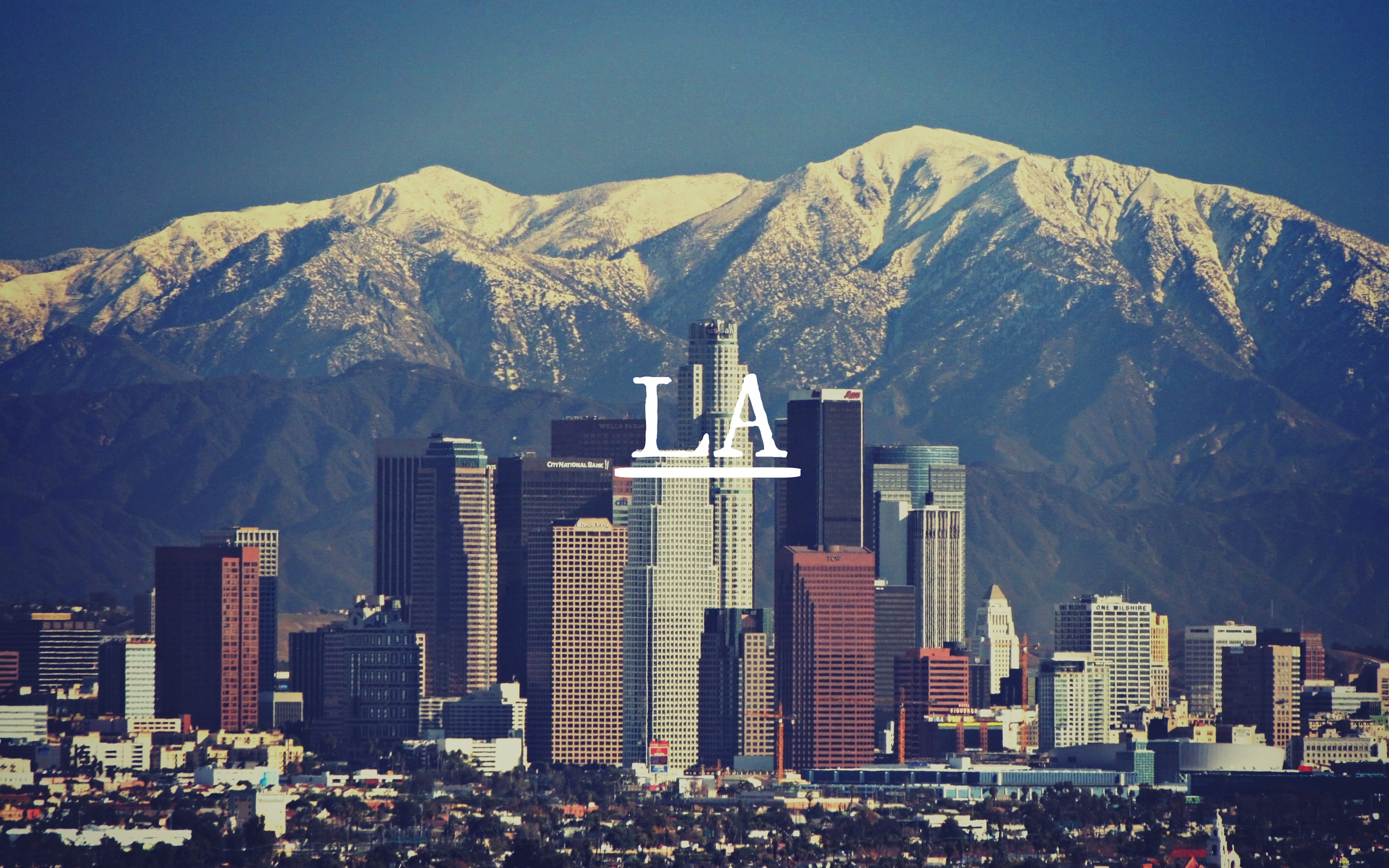 Stunning HD Wallpaper Of Los Angeles Skyline