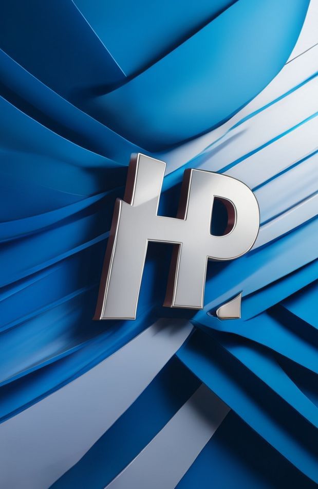 3d Hp Logo Wallpaper
