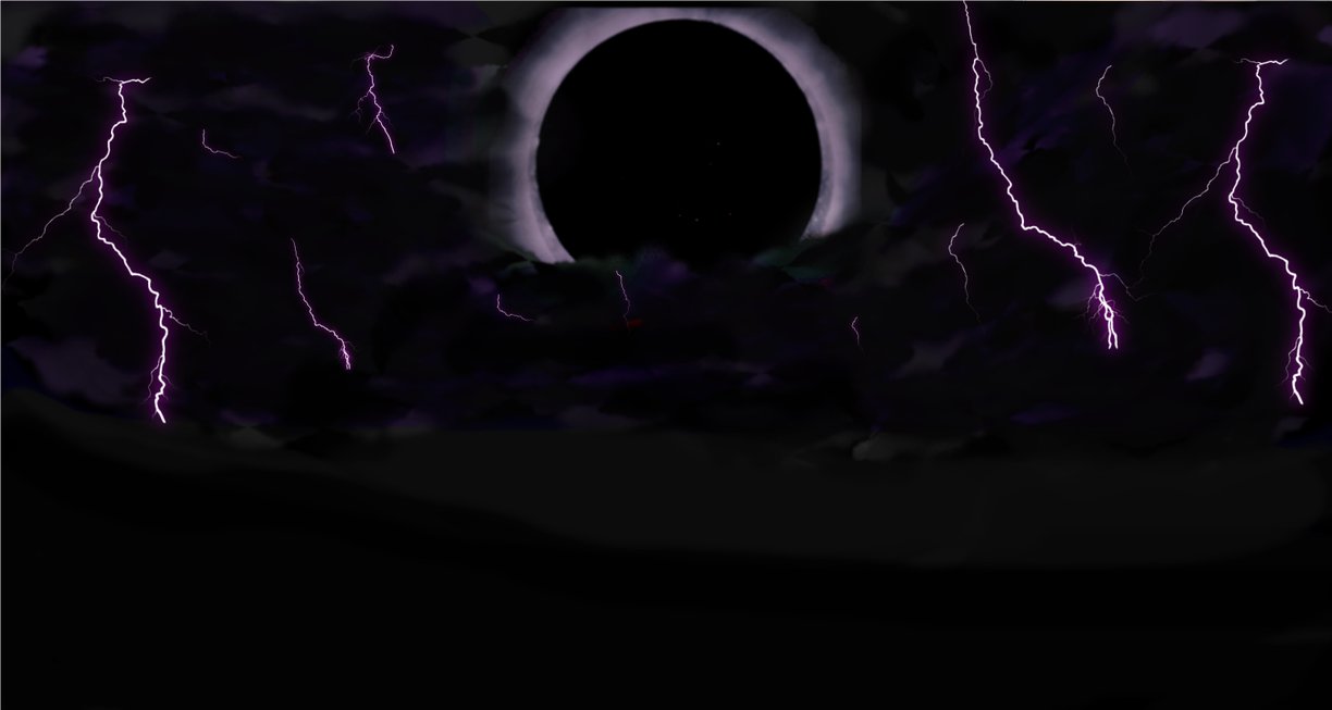 Darkness Background With Lightning By Amane Bakura Chan