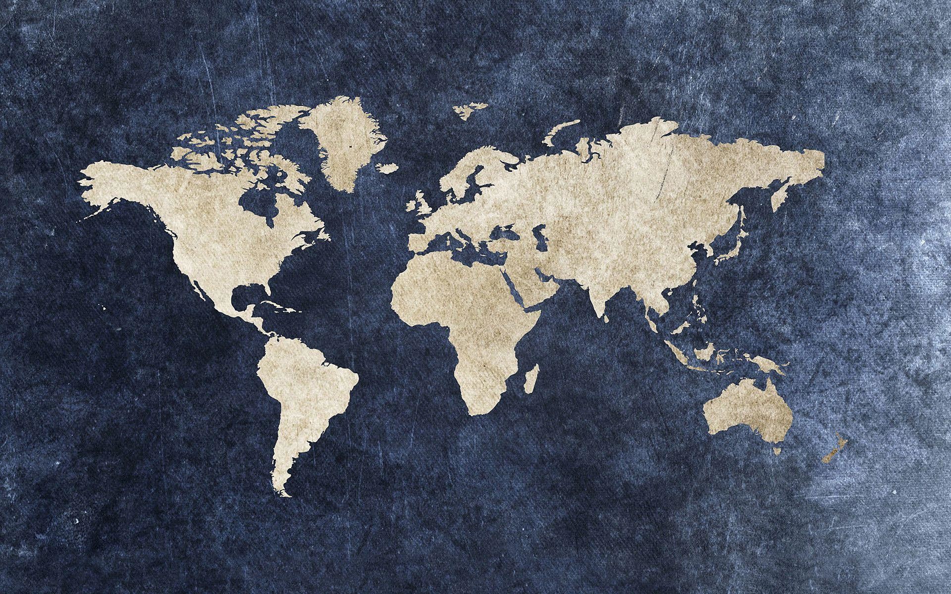 World Map Desktop Wallpaper HD Image