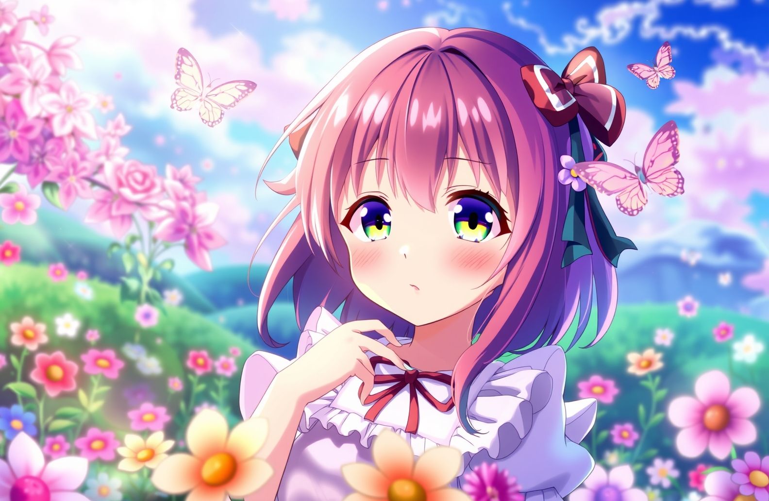 Cute Anime Girls HD Wallpaper