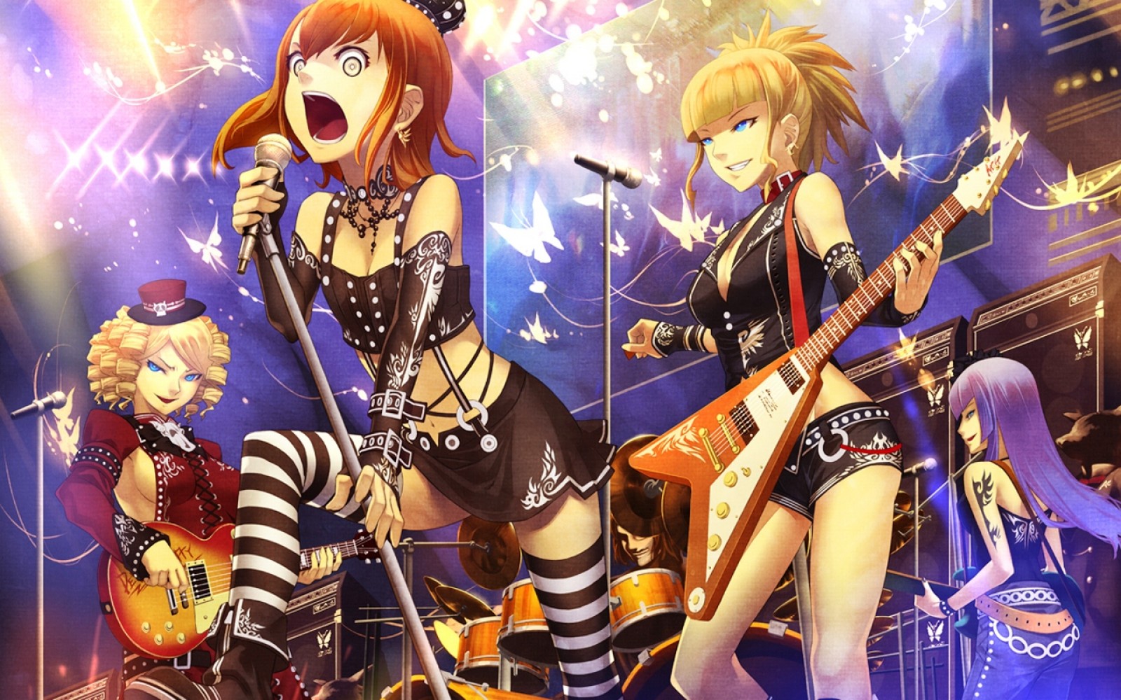 Anime Music Band HD Wallpaper