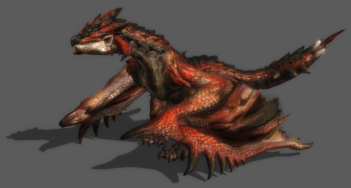 Mh3 Rathalos By Iireii For Your Desktop