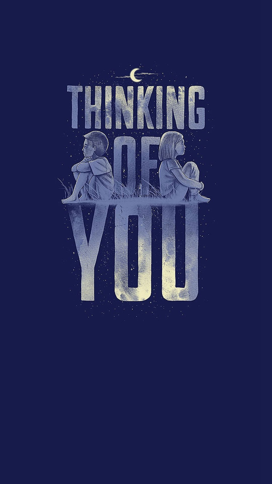 Thinking Of You Valentines iPhone Wallpaper