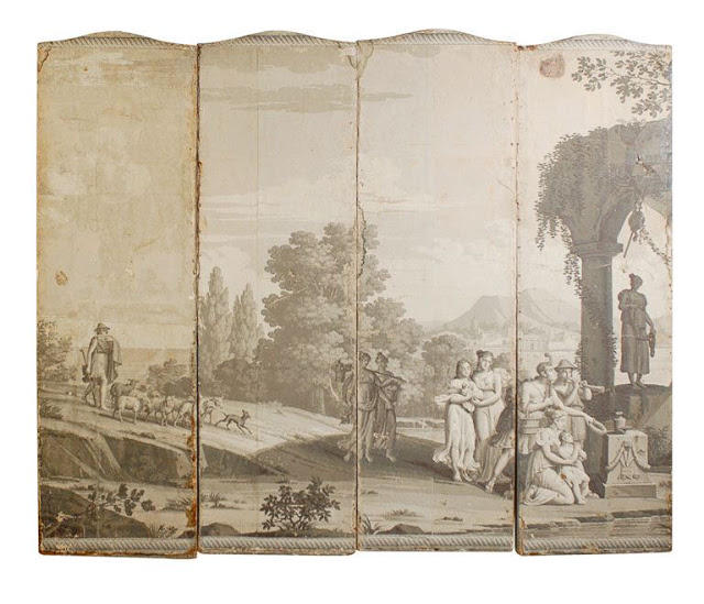 Dibs Zuber Wallpaper Panels 18th Century