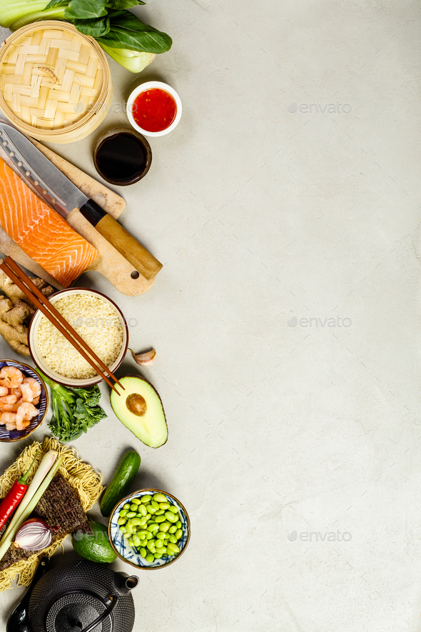 Asian Food Background Stock Photo By Klenova Photodune