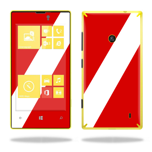 Decal Sticker For Nokia Lumia Cell Phone Skins Scuba Flag