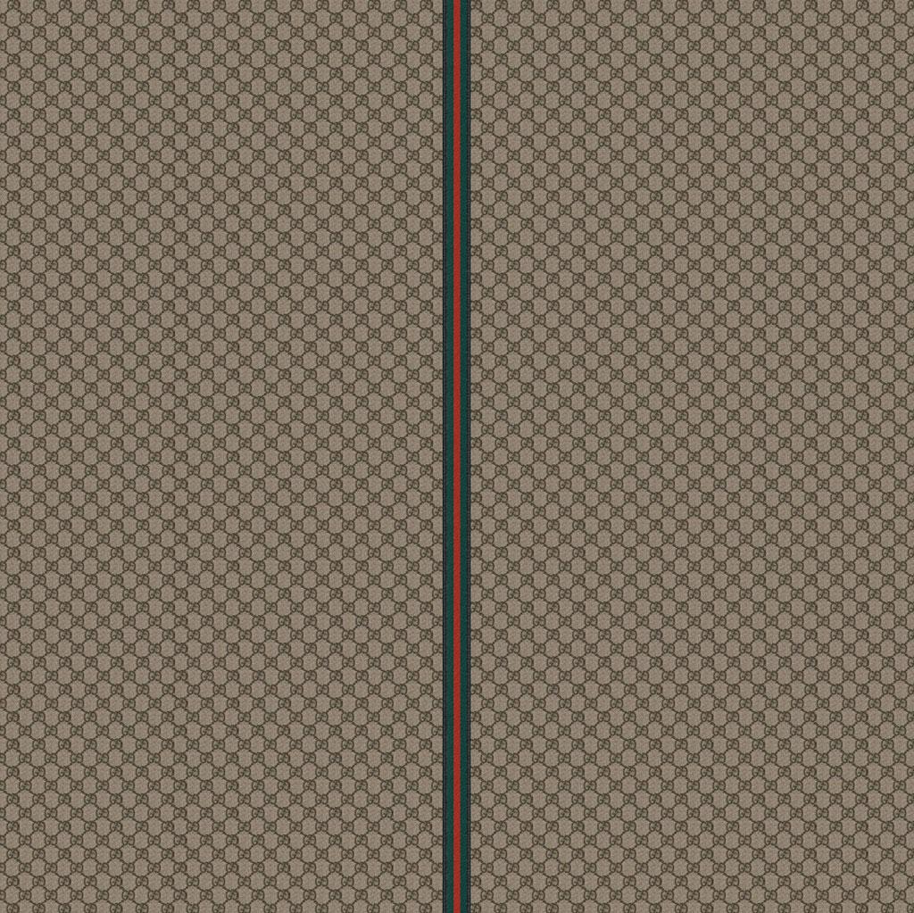 Background Gucci Pattern Fabric Beige Brown iPad
