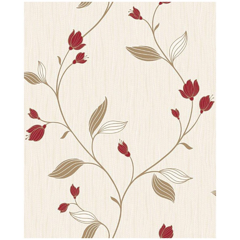 Home Diy Wallpaper Clearance Fine Decor Charlotte Red Gold