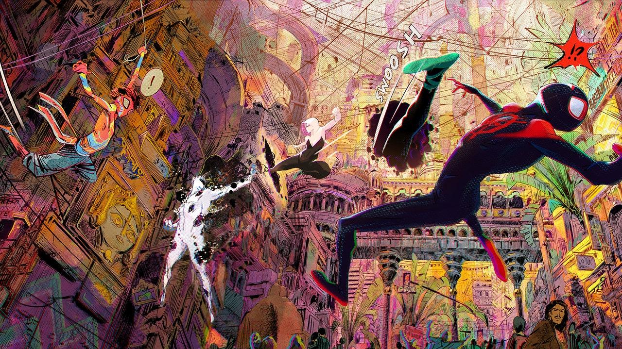 The Ic Book Aesthetic Es Of Age In Across Spider Verse