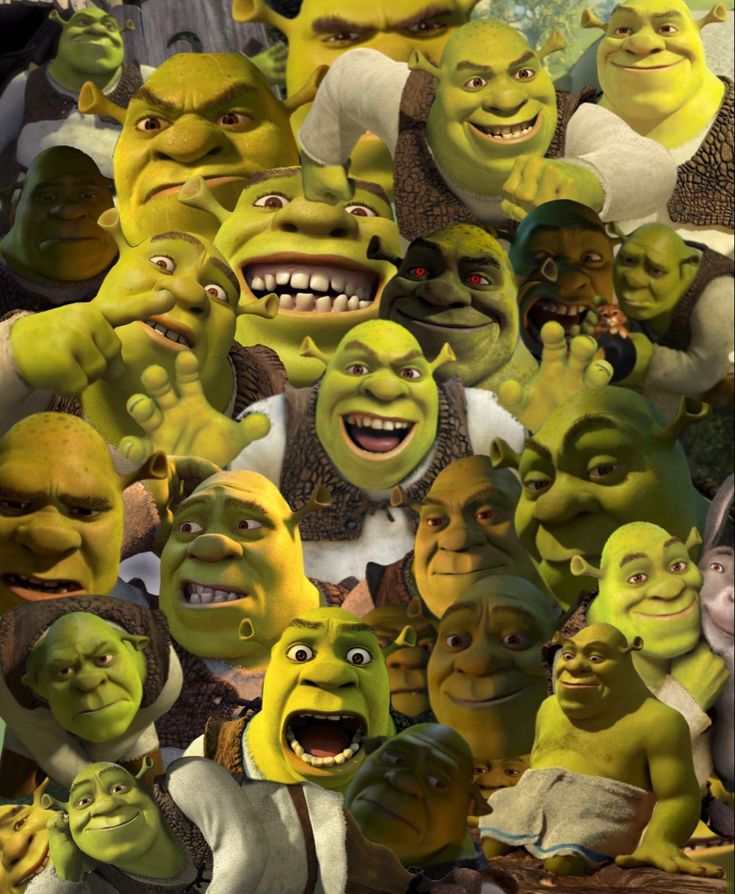 Shrek collage Shrek Shrek funny Holiday iphone wallpaper