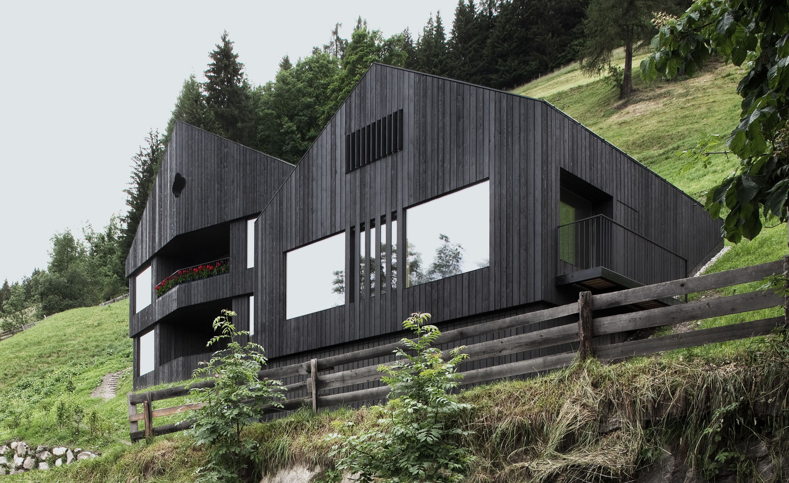 Modern Chalet South Tyrol Italy Wallpaper